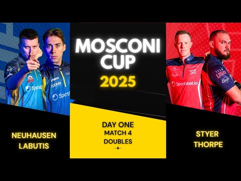 NEUHAUSEN/LABUTIS vs STYER/THORPE | DAY 1 | MATCH 4 | MosconiCup 2025