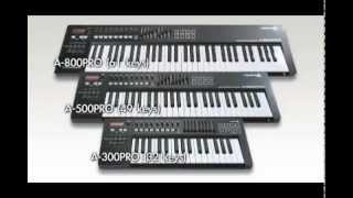 Video thumbnail for Roland Cakewalk A800 & A500 S Pro Controller by PromenadeMusicTV