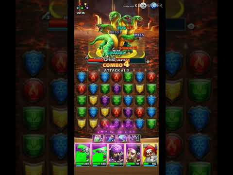 Empires & Puzzles. First time hitting a 13* Armored Hydra titan.