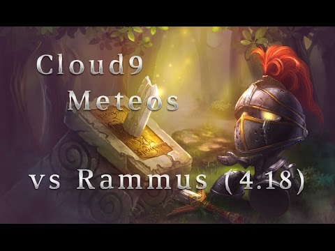 C9 Meteos Amumu Jungle vs Rammus Season 4 (4.18) League of Legends LoL Pro SoloQ