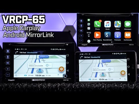 Soundstream VRCP-65 - 6.5" Double DIN with Android MirrorLink & Apple Carplay