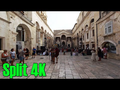 Split Croatia. Walking tour [4K]