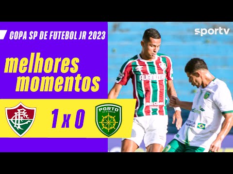 FLUMINENSE 1 X 0 PORTO VÍTORIA | MELHORES MOMENTOS | COPA SÃO PAULO DE FUTEBOL JR 2023 | sportv