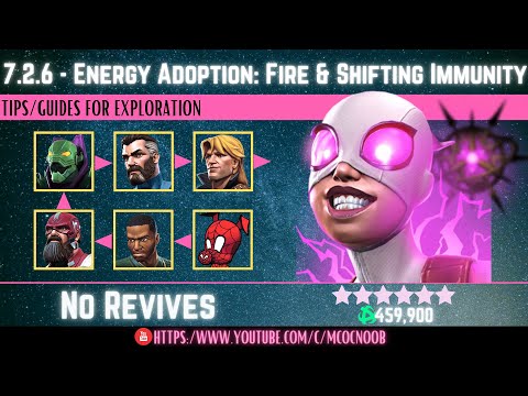 MCOC: Act 7.2.6 - Energy Adoption: Fire & Shifting Immunity - Gwenmaster (Book 2, Act 1.2)Tips/Guide
