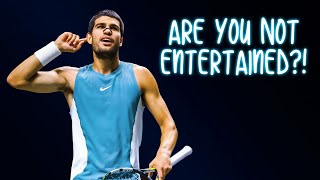 The Most Entertaining Tennis Match of 2025 (Alcaraz Unexpected Classic!) ● 4K