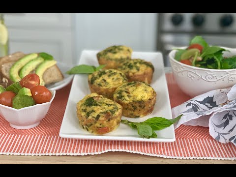 Salmon and Veggie Egg Muffins