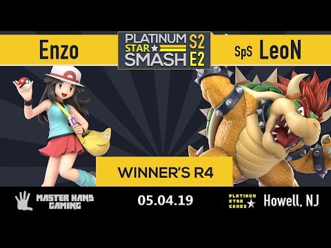 Platinum Star Smash S2:E2 - Enzo (Pokemon Trainer) vs SpS | LeoN (Bowser) - Winner's R4