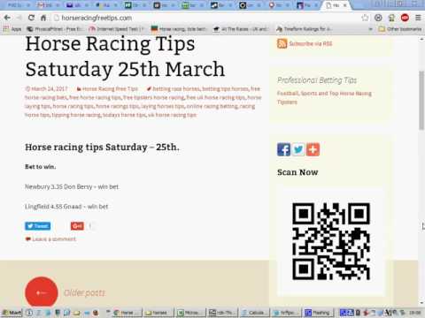 horse racing free tips 25th march 2017