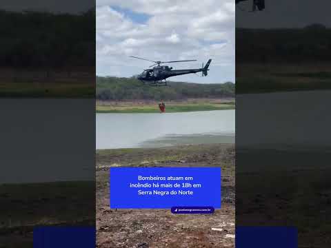 Bombeiros combatem incêndio a mais de 18h