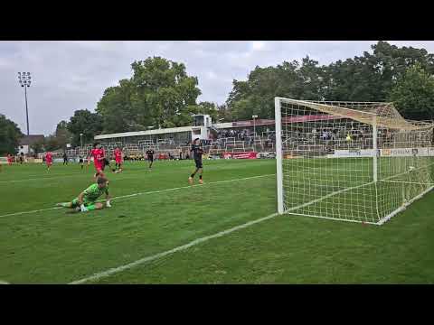 VfR Mannheim - Türk. SV Singen / Das 4:0 durch Pasqual Pander
