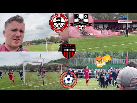 PLAY-OFF FINAL SCENES! Wombwell Town vs Dearne & District