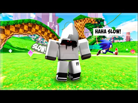 I PRETENDED To Be A SLOW NOOB And This Happened.. (Sonic Speed Simulator)