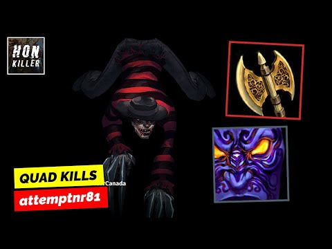 HoN The Madman RUNED CLEAVER with ELDER PARASITE