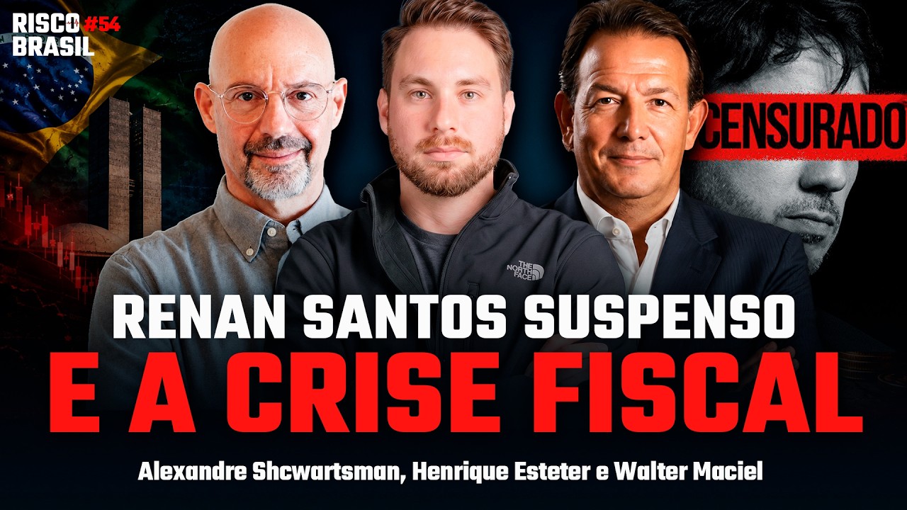 RENAN SANTOS SUSPENSO E A CRISE FISCAL INEVITÁVEL | Risco Brasil #54