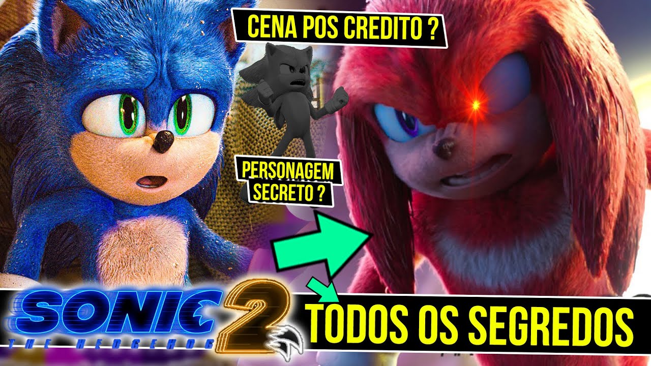 Assisti SONIC 2 - Cena Pós-Credito , Referencias e Segredos Escondidos