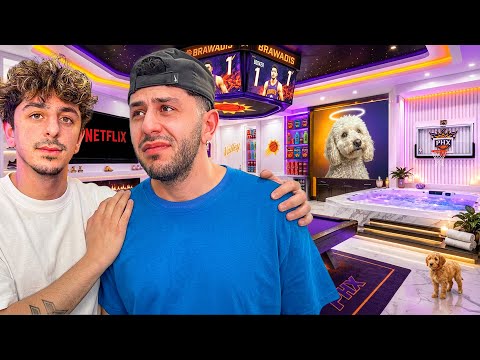 my brother lost his dog.. So I Surprised Him With His DREAM Room!
