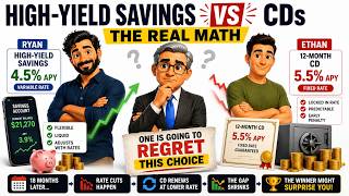 High-Yield Savings vs CDs — The Real Math (Where Should You Keep Your Cash?)