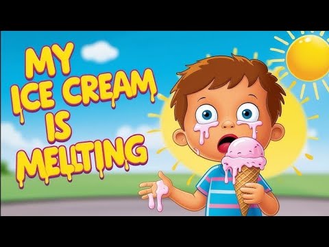 MY ICE CREAM IS MELTING 🫠 POEM #rituparnastudybuddy #poem #nurseryrhymes