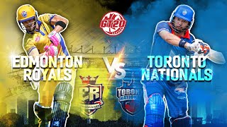 GT20 Canada Season 2 Nail Biting Finish | Edmonton Royals vs Toronto Nationals | Match 3 Highlights