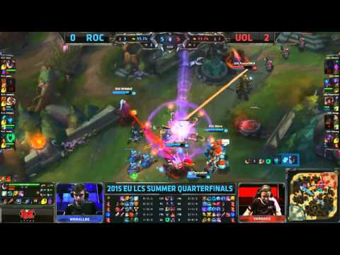 LCS EU 2015 Summer Quarterfinals UOL VS ROC GAME 3 highlight
