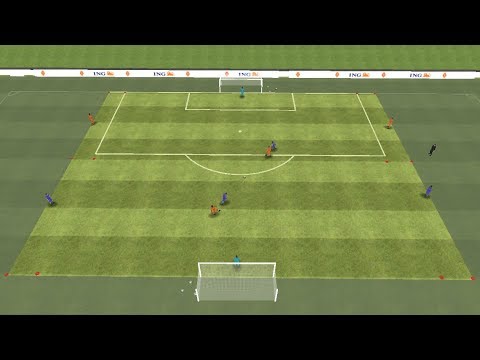 Rinus | 1 tegen 1 plus 2 tegen 1 op kleine doeltjes (aanvallen)