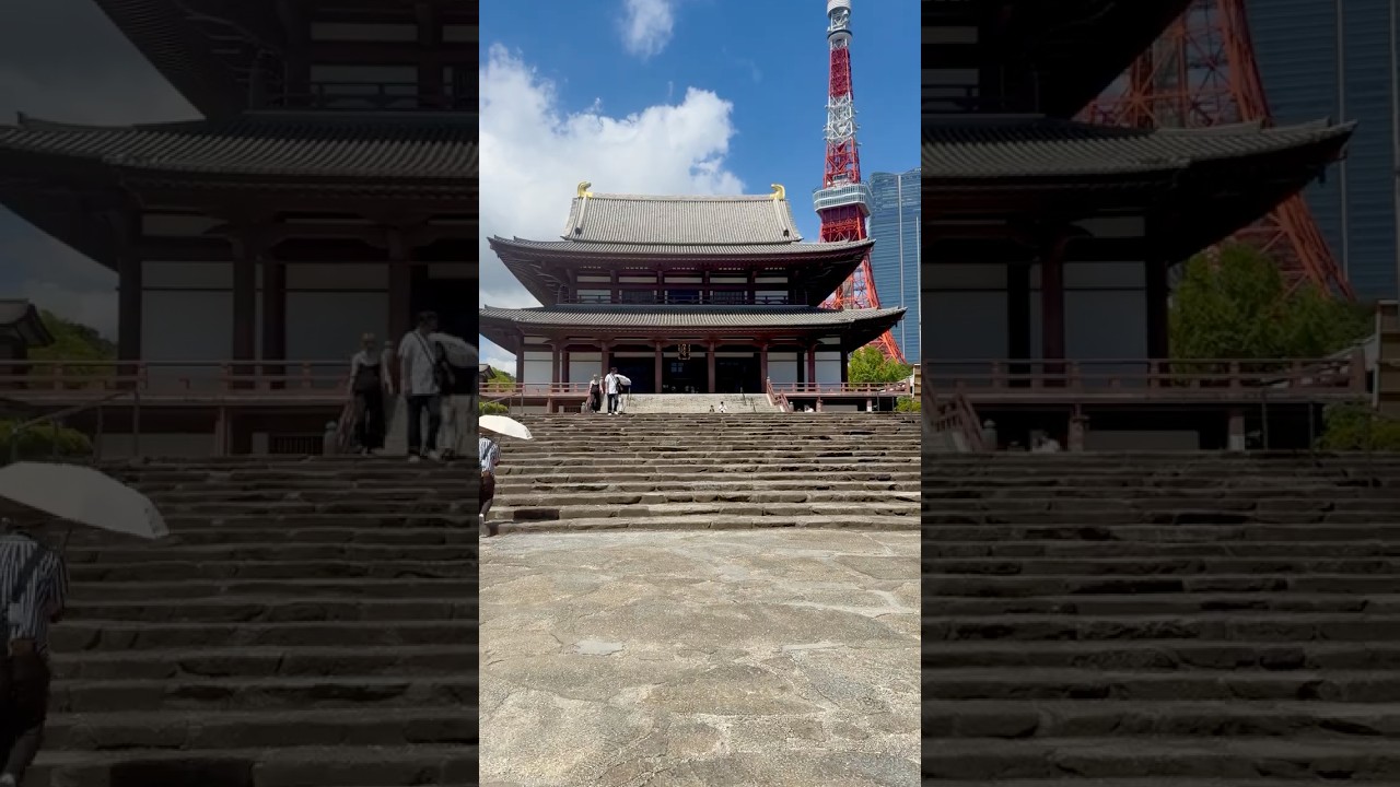 Tranquility in the Heart of Tokyo: A Day at Zojo-ji Temple 🌸