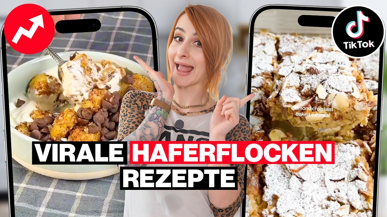 Ich teste virale Haferflocken Rezepte 2026 von TikTok 😍