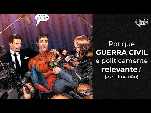 Why is MARVEL CIVIL WAR politically relevant? And the movie isn't?