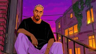 Quiet night on balcony 🌙 Cozy lofi jazz music ✨ The city doesn't know you're still awake