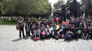 Gruppenfoto nach der Luftballon Schlacht