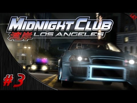 Midnight Club: LA Gameplay Walkthrough w/ Pixelz Part 3 - Police Chase