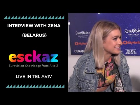ESCKAZ in Tel Aviv: Interview with ZENA (Belarus)