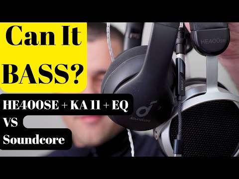 Hifiman HE400SE with EQ & Fiio KA11: Can a Open Back Planar Headphone BASS SLAM on a 200mw dongle?