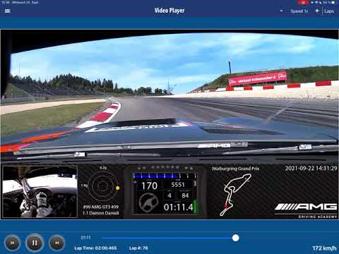 Nürburgring GP Circuit Onboard -- Mercedes AMG GT3