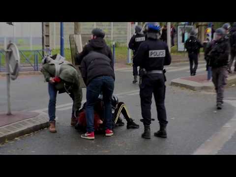 MANIFESTATION DES LYCÉENS À DRANCY 04 DÉCEMBRE 2018. HIGH SCHOOL STUDENTS' DEMONSTRATION IN DRANCY
