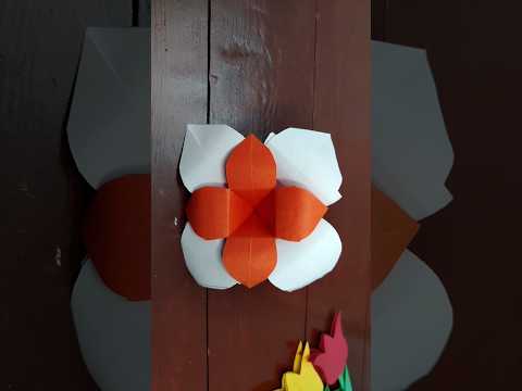 DIY. ЦВЕТОК ИЗ БУМАГИ 8 марта #рек #draw #цветы #поделка#рисунок #drawings #чтоделатькогдаскучно
