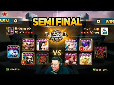 OSSERU vs ETOWARU / SEMI FINAL \ SWC2022 APAC Preliminary Group C - Summoners War
