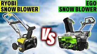Ryobi vs Ego Snow Blower - Which One Is Better? (Which is Id