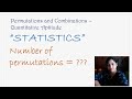 How Many Permutations In The Word STATISTICS