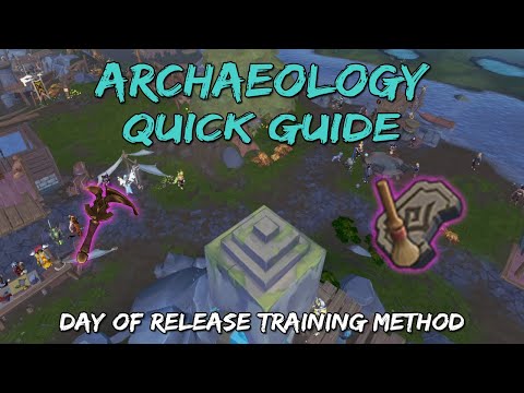 Archaeology Training Quick Guide Runescape 3