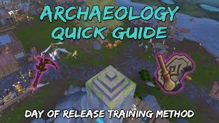 Archaeology Training Quick Guide [Runescape 3]