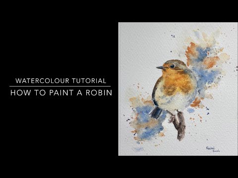 How to paint a Robin