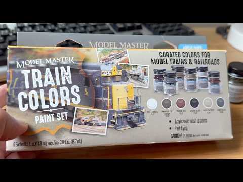 Testors Model Master Train Colors - Acrylic Paint Set