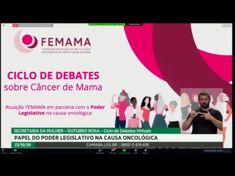 Secretaria da Mulher debate o papel do Legislativo na causa oncológica - 23/10/2020 15:03