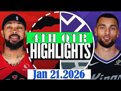 Sacramento Kings vs Toronto Raptors 4th Qtr Jan 21.2026 Highlights | NBA HIGHLIGHT