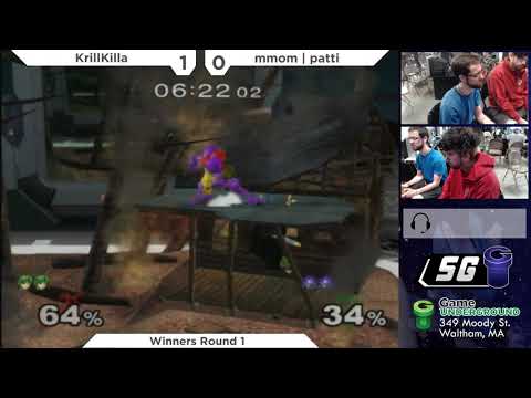 SG 21.10 SSBM - KrillKilla (Marth) vs. patti (Fox, Samus) - Melee WR1