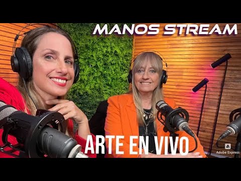 Manos Stream 2025 Programa 11 Dorado a la hoja Mixed Media Pintar Paisaje  Efecto Gaudi Acuarela 