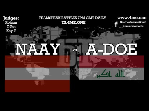 Naay vs A-Doe | Teamspeak | Daily Beatbox Final Battle (13 Jan 16)