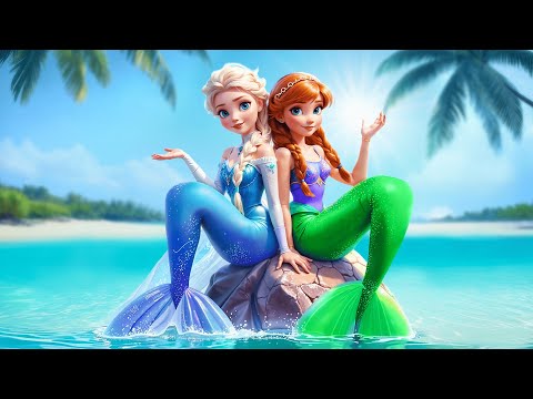 Elsa and Anna Become Mermaids! DIYs and Crafts for Dolls