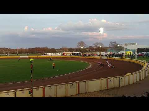 Peterborough Panthers-Lakeside Hammers. 25.03.2018. Heat 2. Bacon, Lambert, Bowtell, Wajtknecht.